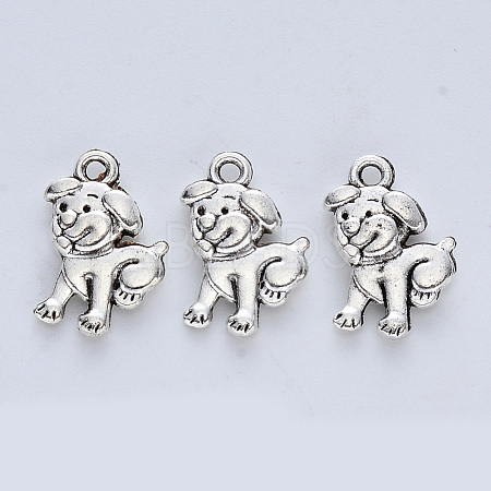 Tibetan Style Alloy Pendants X-TIBE-R316-012AS-RS-1