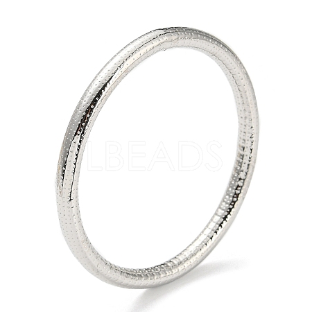 Non-Tarnish 304 Stainless Steel Simple Bangles BJEW-G686-02P-1