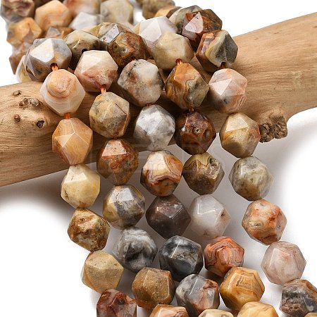 Natural Crazy Agate Beads Strands G-Z119-A13-03-1