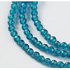 Glass Beads Strands EGLA-E057-02B-10-2