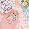 960Pcs 12 Style Spray Painted Acrylic Beads MACR-NB0001-20-3