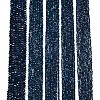 Electroplate Opaque Solid Color Glass Beads Strands EGLA-A044-P4mm-L16-2
