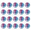 Half Round/Dome Tree Pattern Glass Flatback Cabochons for DIY Projects GGLA-YW0001-14B-1