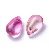 Transparent Glass Charms GLAA-O017-01B-2