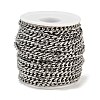 Tarnish Resistant Men's Jewelry Making 201 Stainless Steel Curb Chains CHS-A003B-1.5mm-4