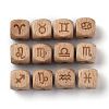Natural Wood Constellation Beads WOOD-M002-05-4