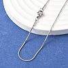 Tarnish Resistant 304 Stainless Steel Snake Chains Necklaces NJEW-O058-24P-1