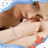 90Pcs 9 Styles Transparent Spray Painted Glass Beads GLAA-BM0001-02A-5