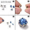 Non-Tarnish 201 Stainless Steel Sew on Prong Settings LS-STAS-L229-03B-3