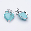 Natural & Synthetic Mixed Stone Pendants G-E433-B-P-3