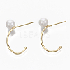 Brass Stud Earrings KK-R132-069-NF-1
