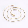 304 Stainless Steel Boston Link Chain Necklaces NJEW-F221-10G-B-1