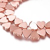 Non-magnetic Synthetic Hematite Beads Strands G-A181-A02-3