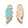 Alloy Enamel Pendants ENAM-N054-025L-2