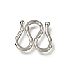 Brass M-Hook Clasps KK-CBA0DF0-14C-P-1