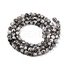Dyed Natural White Jade Beads Strands G-T140-4mm-B02-3