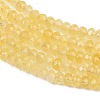 Dyed Natural Malaysia Jade Rondelle Beads Strands G-E316-2x4mm-47-7