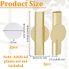 Iron Wall Hanging Vase AJEW-WH0481-420G-2
