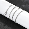 Non-Tarnish 304 Stainless Steel Curb Chain Necklaces NJEW-L162-01B-P-2