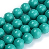 Dyed Natural Mashan Jade Beads Strands X-DJDA-E266-14mm-01-1