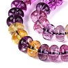 Crackle Transparent Glass Beads Strands GLAA-N074-02A-04-3