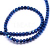 Electroplate Non-magnetic Synthetic Hematite Beads Strands G-I095-06-2