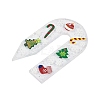Christmas Theme Acrylic Pendants OACR-Q100-06A-2