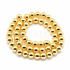 Electroplate Non-magnetic Synthetic Hematite Beads Strands G-L485-01C-G-3