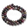 Natural Red Corundum/Ruby and Sapphire Beads Strands G-C259-B07-8mm-3
