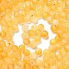 Frosted Transparent Acrylic Beads OACR-F013-12I-1