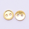 Alloy Mini Buttons PALLOY-WH0076-49B-G-2