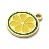 304 Stainless Steel Fruit Enamel Pendants LS-STAS-G362-04G-03-2