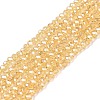 Electroplate Glass Beads Strands EGLA-A044-T1mm-A03-1