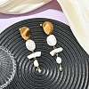 Natural Nucleated Baroque Keshi Pearl Stud Earrings EJEW-JE07152-1