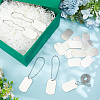 60Pcs Aluminum Big Pendants ALUM-OC0010-01B-4