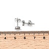 304 Stainless Steel Stud Earrings EJEW-L309-01A-P-5