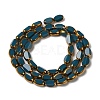 Electroplate Glass Beads Strands EGLA-P061-02A-09-2