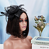 Polyester Mesh Veil Hair Bands OHAR-WH0034-12A-5