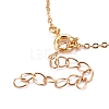 Natural Lapis Lazuli Wire Wrapped Pendant Necklaces NJEW-JN03080-03-3