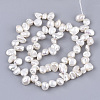 Natural Baroque Pearl Keshi Pearl Beads Strands PEAR-Q015-028-2