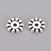 Tibetan Style Snowflake Spacer Beads X-LF0925Y-2