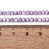 Anti-Tarnish Electroplate Rondelle Glass Beads Strands EGLA-T021-3mm-17-11-4