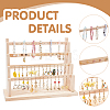 4-Tier Wood Earring Display Organizer Holder EDIS-WH0031-05A-6