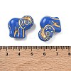 Plating Opaque Acrylic Beads AC-CBA6852-04-3