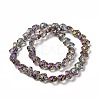 Transparent Electroplate Glass Beads Strands LS-GLAA-C025-01G-3