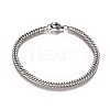 Tarnish Resistant Men's Cuban Link Chain Bracelets BJEW-E369-15C-1