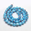 Round Millefiori Glass Beads Strands X-LK-P002-04-3