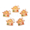 Christmas Theme Resin Decoden Cabochons RESI-CJC0001-37F-1