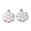 Non-Tarnish 304 Stainless Steel Pendants STAS-O145-41P-1