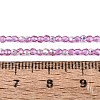 Transparent Glass Beads Strands EGLA-N028-01A-A04-5